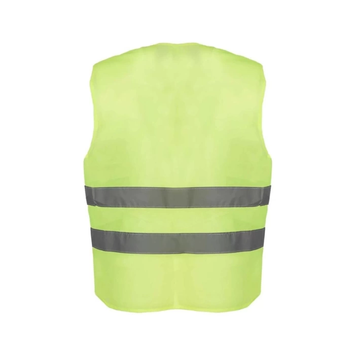 Hi-vis Turuncu Fosforlu Reflektörlü İş Güvenliği Yeleği Yüksek Görünürlük Trafik & İnşaat