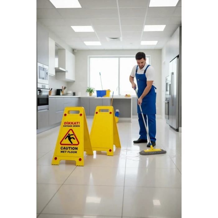 Is Guvenligi Uyarı Levhası Kaygan Zemin Ut4001 Dikkat Çekici Tabelası