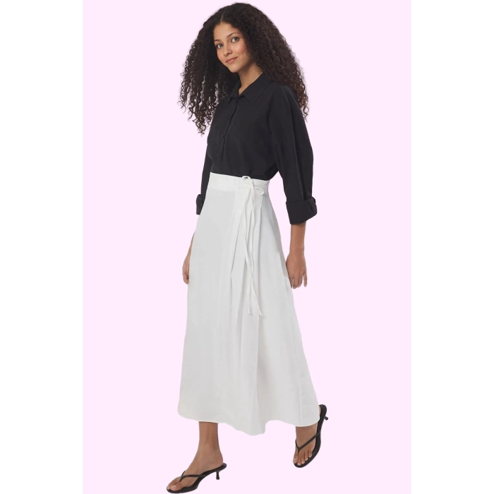 Kadın A line Maxi Etek 100% Polyester Dokuma Kumaş Ramadan Koleksiyonu Ofis Şıklığı Günlük Kullanım