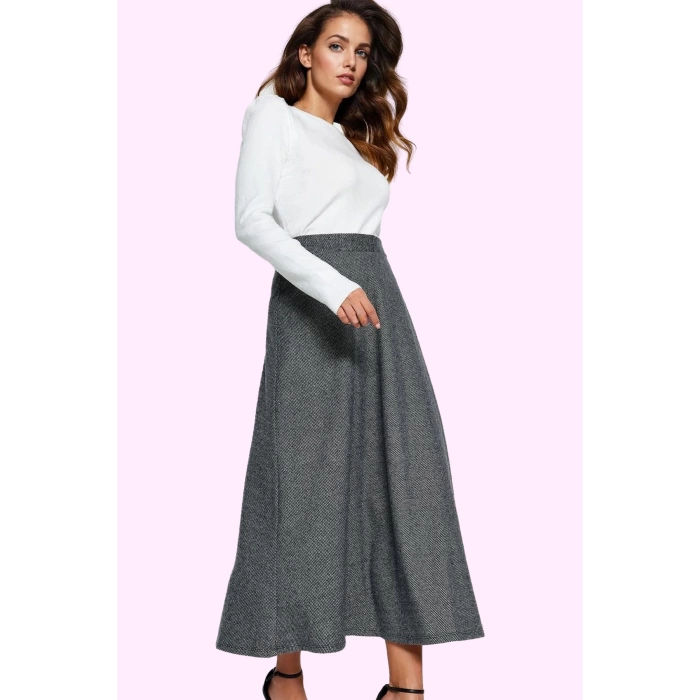 Kadın A line Maxi Etek Polyester Pamuk Rahat Günlük Stil Hafta Sonu Yaz Aylarının Vazgeçilmezi