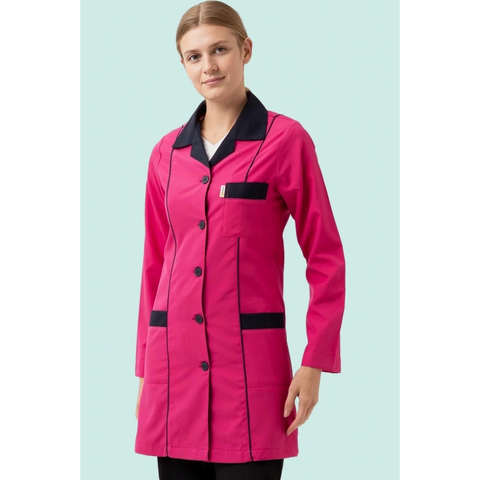 Kadın Alpaka Önlük Detaylı İş Güvenliği Bellis Şık Cepli Günlük Kullanıma Uygun