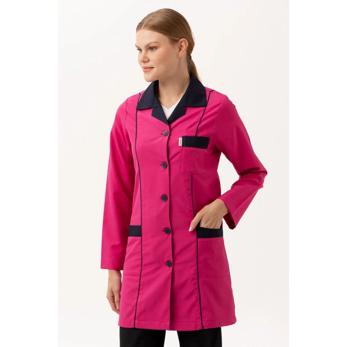 Kadın Alpaka Önlük Detaylı İş Güvenliği Bellis Şık Cepli Günlük Kullanıma Uygun