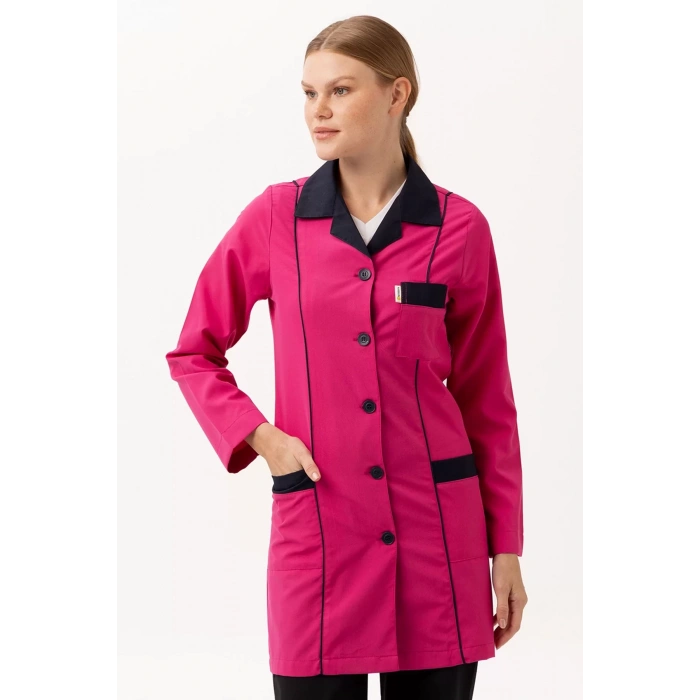 Kadın Alpaka Önlük Detaylı İş Güvenliği Bellis Şık Cepli Günlük Kullanıma Uygun