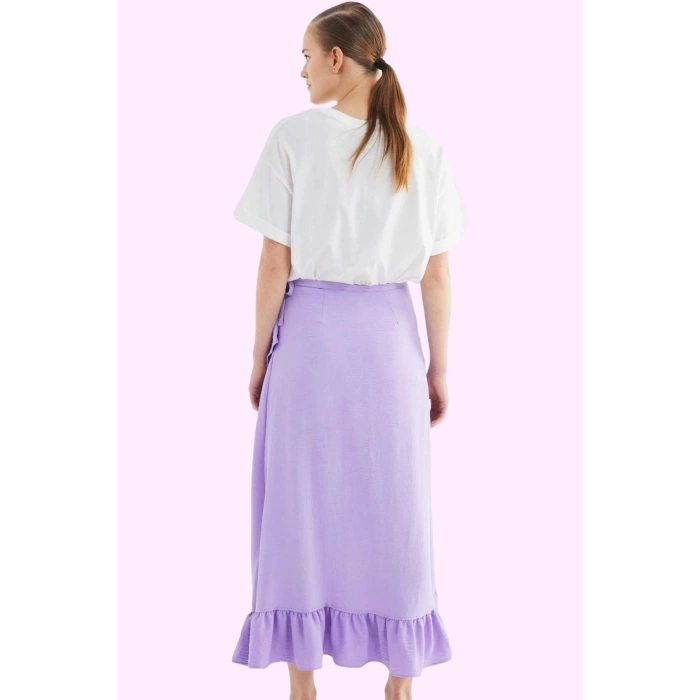Kadın Anvelop Etek Maxi Boy Sarong Kesim Rahat Yazlık Giyim Günlük Kullanım Modern Tasarım