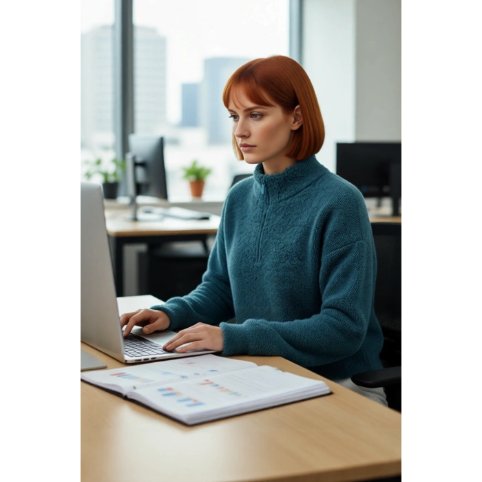 Kadın Basic Oversize Dokulu Fermuarlı Dik Yaka Uzun Kollu Triko Kazak Günlük Kombinlerinize