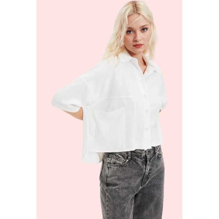 Kadın Basic Oversize Gömlek Şık Ve Rahat Günlük Kombinler İçin Hafta Sonu Kaliteli Malzeme