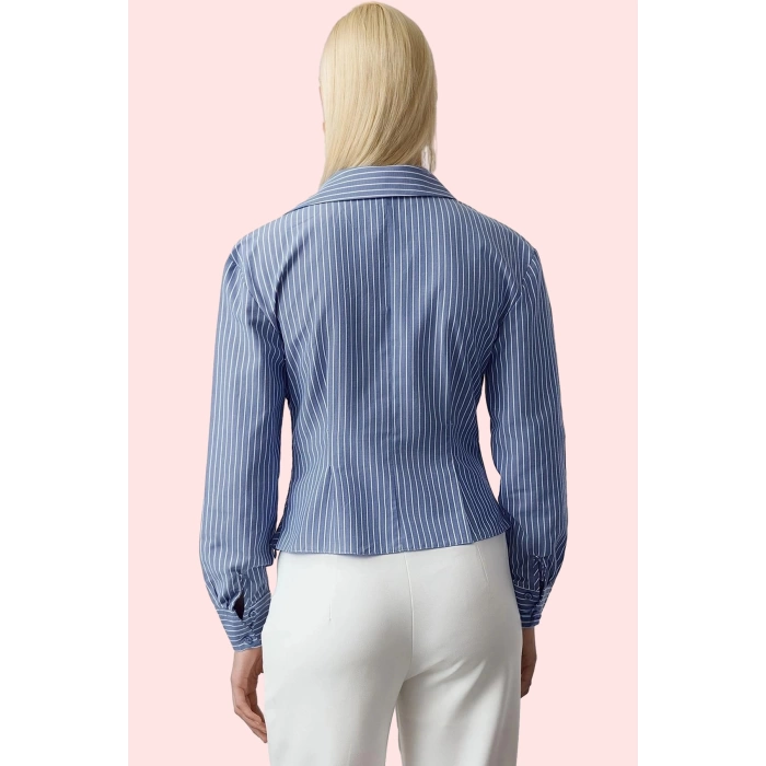 Kadın Basic Poplin Gömlek Fitted Kalıp Renk Şık Tasarım Günlük Kullanım Yaz Aylarının Vazgeçilmezi