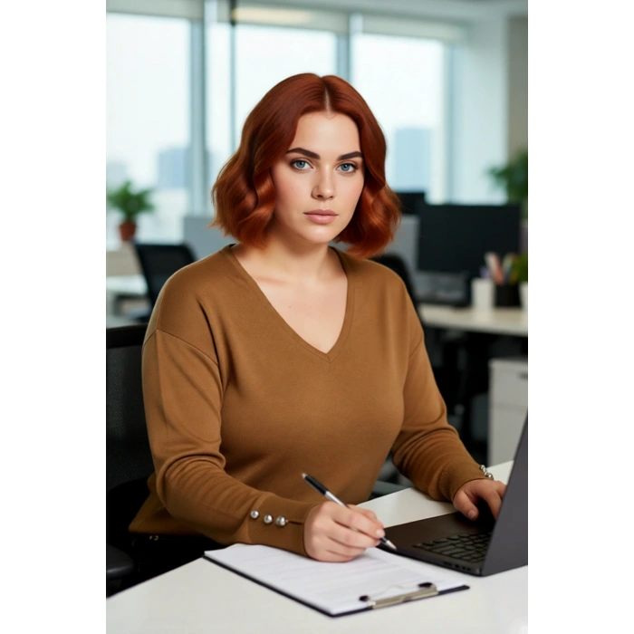 Kadın Basic Siluet Uzun Kollu V Yaka Triko Kazak Gündelik Kullanıma Uygun Akrilik Materyal