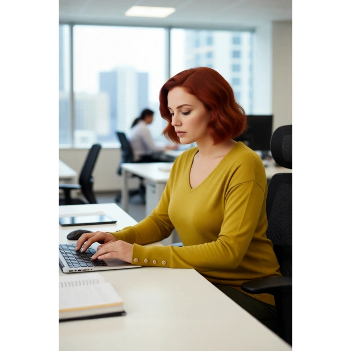 Kadın Basic Siluet Uzun Kollu V Yaka Triko Kazak Gündelik Kullanıma Uygun Akrilik Materyal