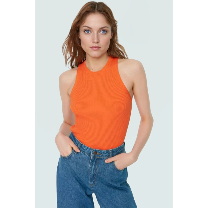 Kadın Bisiklet Yaka Fitted Viskoz Bluz Rahat Yazlık Günlük Modern Stil Özel Tasarım