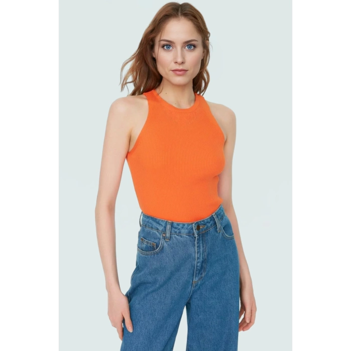 Kadın Bisiklet Yaka Fitted Viskoz Bluz Rahat Yazlık Günlük Modern Stil Özel Tasarım