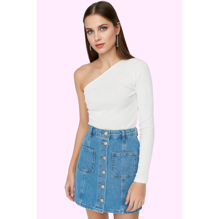 Kadın Care Koleksiyonu Pamuk Mini Denim Etek Günlük Ve Yaz Şıklığı Hafta Sonu Modern Tasarım