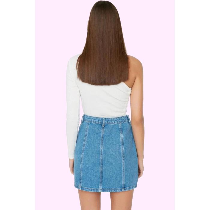 Kadın Care Koleksiyonu Pamuk Mini Denim Etek Günlük Ve Yaz Şıklığı Hafta Sonu Modern Tasarım