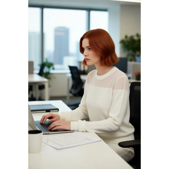 Kadın Casual Basic Siluet İnce Triko Kazak Bisiklet Yaka Uzun Kol İlkbahar Sonbahar Stili Kaliteli