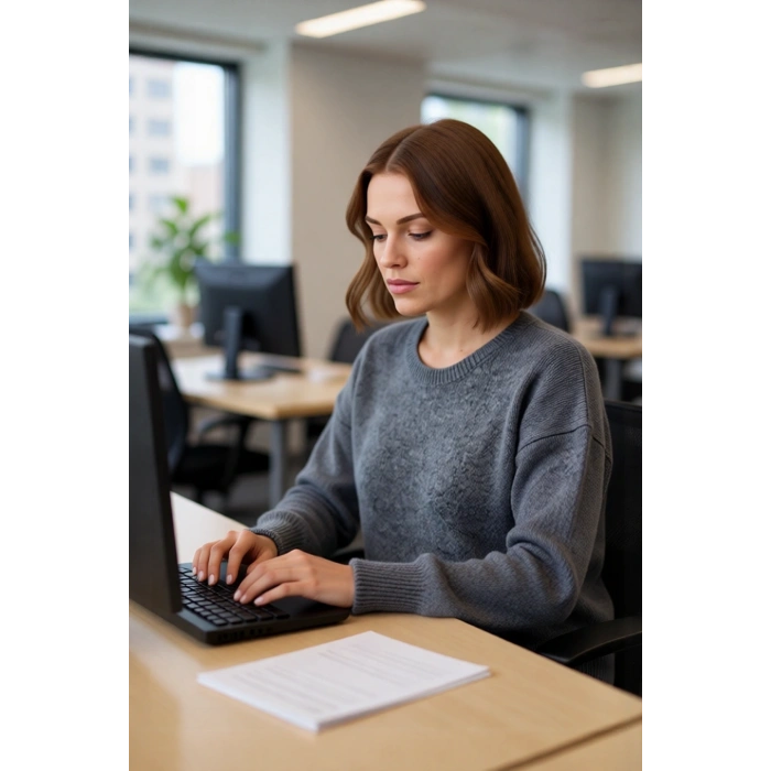 Kadın Casual Günlük Bisiklet Yaka Oversize Düşük Kol Triko Kazak Rahat Ve Şık Bir Parça Kaliteli