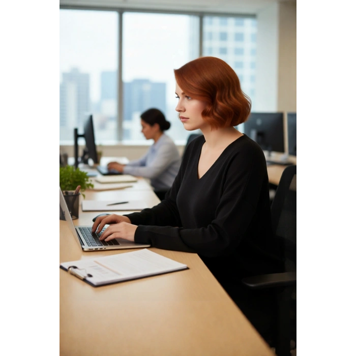 Kadın Casual V Yaka Düşük Kol İnce Triko Kazak Konforlu Akrilik Dokusuyla Sonbahar Kış Şıklığı