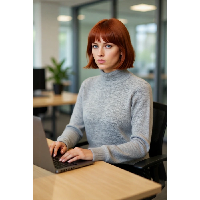 Kadın Cool Comfort Oversize Dik Yaka Triko Kazak Basic Rahat Kışlık Bordo Günlük Şıklığı Tamamlar