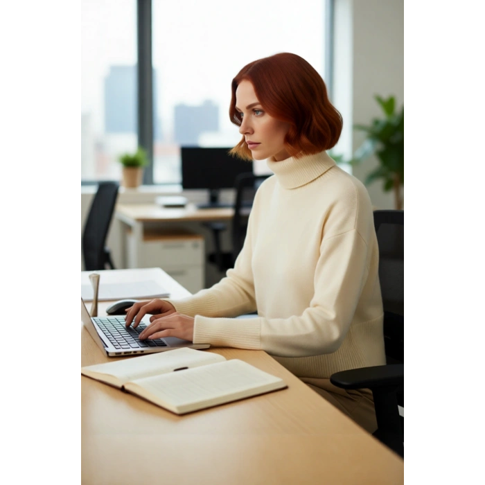 Kadın Crop Boy Oversize Triko Kazak Dik Yaka Standart Kol Düz Desen Yumuşak Dokulu Kış Gardırobu