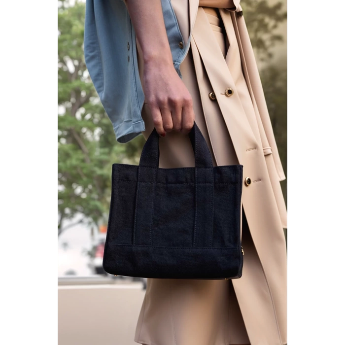 Kadın Denim Çapraz Askılı Mini Çanta Günlük Kullanım için Şık Tasarım Uzun Ömürlü Mükemmel Uyum