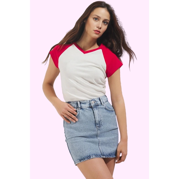 Kadın Denim Mini Etek A line Kalıp Pamuk Günlük Şıklık Hafta Sonu Yaz Aylarının Vazgeçilmezi