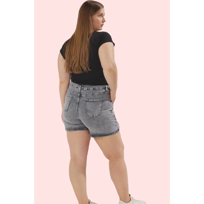Kadın Denim Şort Etek Yüksek Bel Kısa Boy Casual Günlük Hafta Sonu Yaz Aylarının Vazgeçilmezi