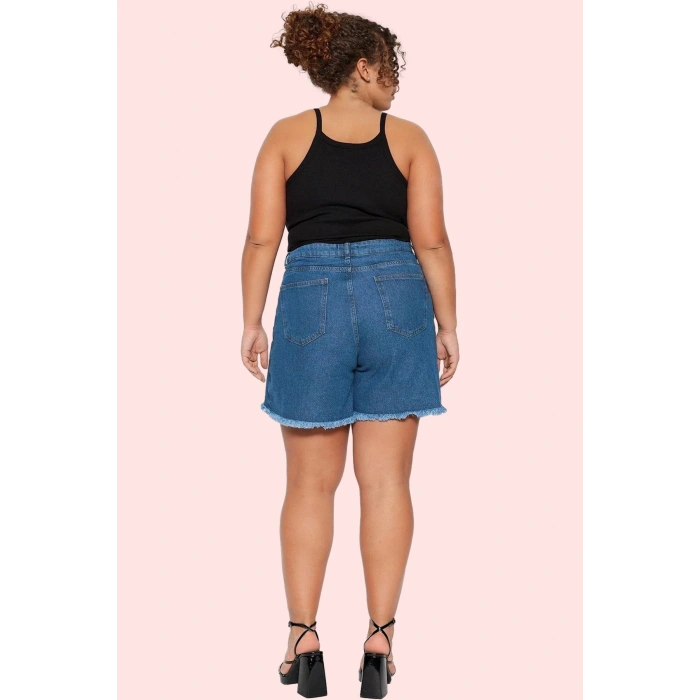 Kadın Denim Şort Etek Yüksek Bel Kısa Boy Dar Paça Günlük Kombinler Yaz Aylarının Vazgeçilmezi