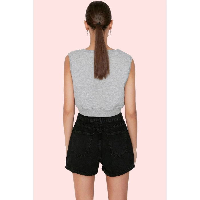 Kadın Denim Şort Yüksek Bel City Short Kısa Boy Pamuk Günlük Kombinler Yaz Aylarının Vazgeçilmezi