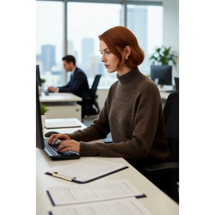 Kadın Dik Yaka Oversize Kalın Triko Kazak Düşük Kol Detaylarıyla Kış Aylarının Favori Parçası