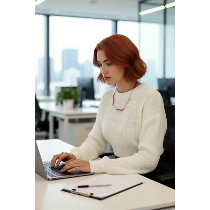 Kadın Ekru Regular Kalıp Düşük Kol Bisiklet Yaka Super Crop Basic Triko Kazak Günlük Şıklık