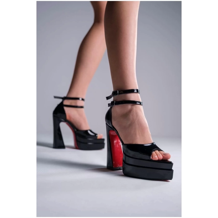 Kadın Elegant Ayakkabı Çift Platform Ayakkabı Özel Tasarım Abiye Ayakkabı