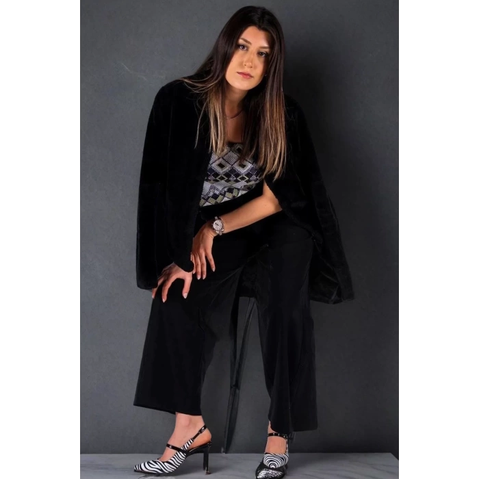 Kadın Elegant Ayakkabı Günlük Kısa Topuklu Ayakkabı Özel Tasarım Abiye Ayakkabı