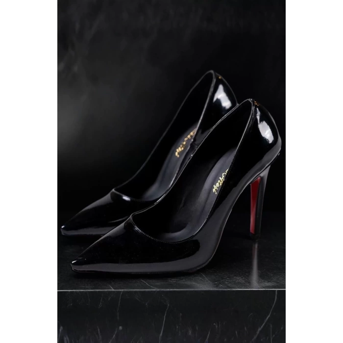 Kadın Elegant Ayakkabı İnce Topuk Stiletto Özel Tasarım Abiye Ayakkabı