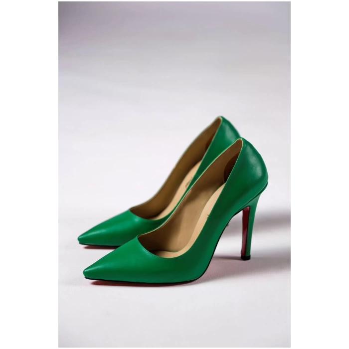 Kadın Elegant Ayakkabı İnce Topuk Stiletto Özel Tasarım Abiye Ayakkabı