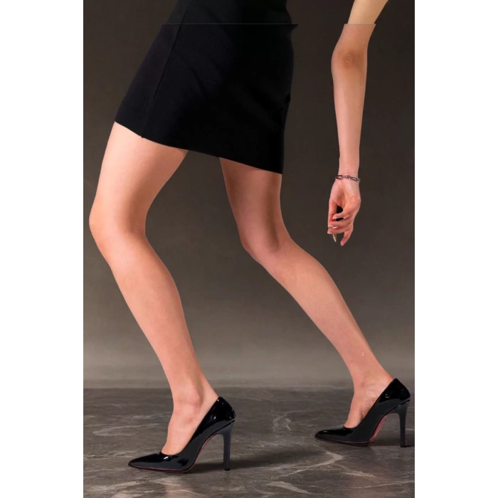 Kadın Elegant Ayakkabı İnce Topuk Stiletto Özel Tasarım Abiye Ayakkabı