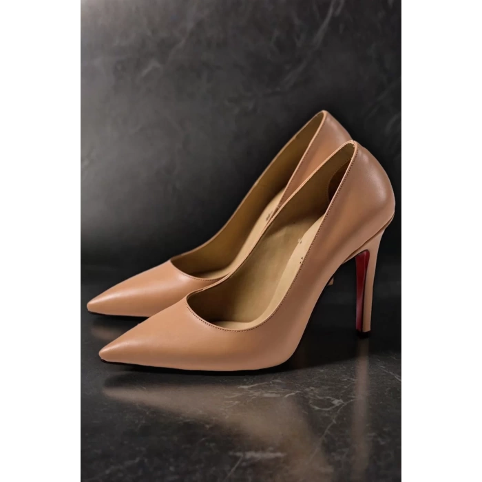 Kadın Elegant Ayakkabı İnce Topuk Stiletto Özel Tasarım Abiye Ayakkabı