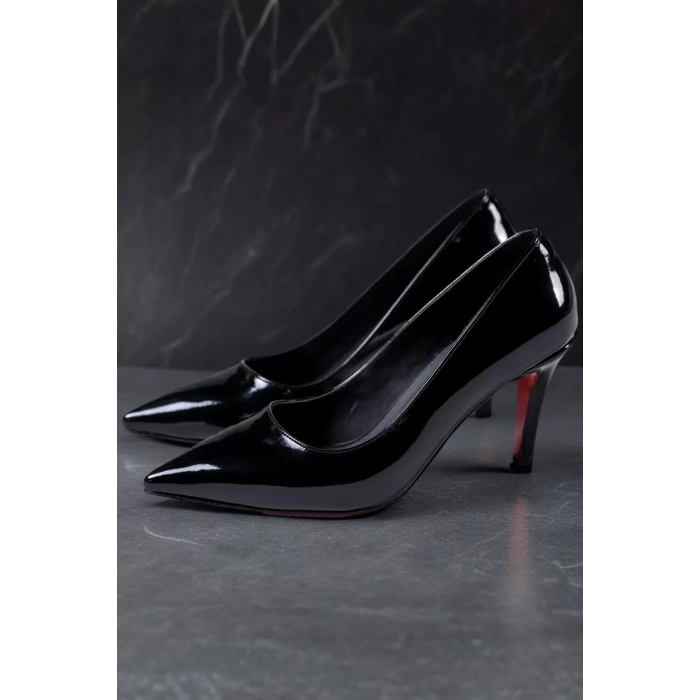 Kadın Elegant Ayakkabı İnce Topuklu Ayakkabı Stiletto Özel Tasarım Abiye Ayakkabı