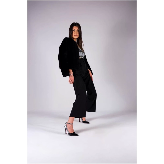 Kadın Elegant Ayakkabı İnce Topuklu Baretli Ayakkabı Stiletto Özel Tasarım Abiye Ayakkabı