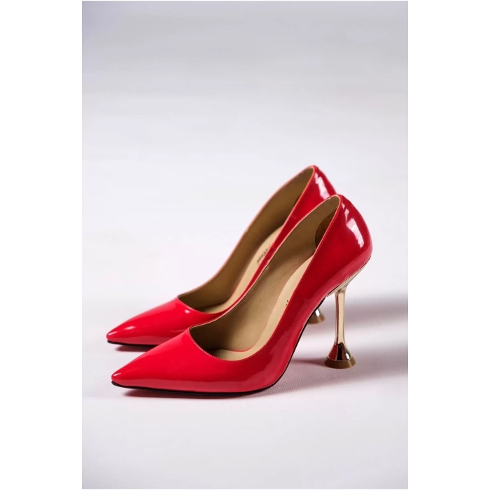 Kadın Elegant Ayakkabı Özel Topuklu Stiletto Özel Tasarım Abiye Ayakkabı
