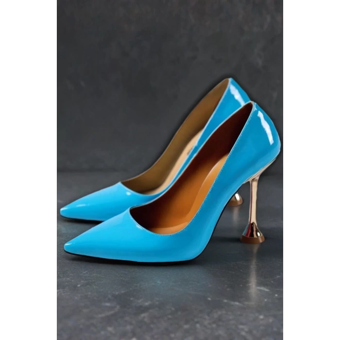 Kadın Elegant Ayakkabı Özel Topuklu Stiletto Özel Tasarım Abiye Ayakkabı