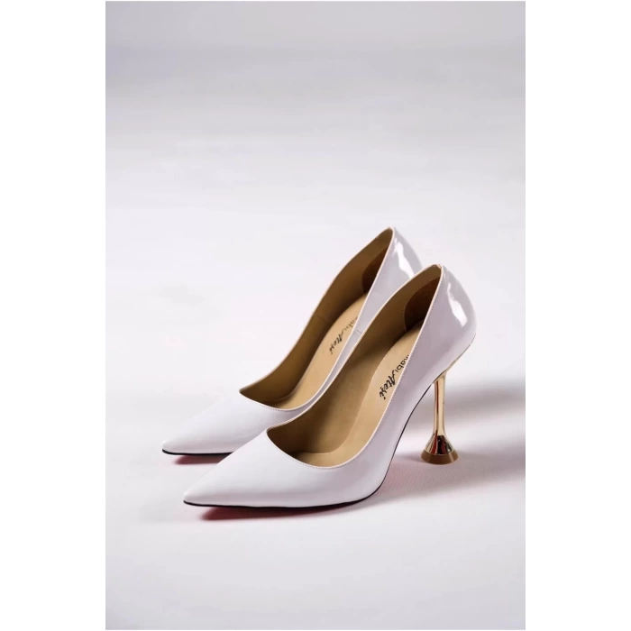 Kadın Elegant Ayakkabı Özel Topuklu Stiletto Özel Tasarım Abiye Ayakkabı