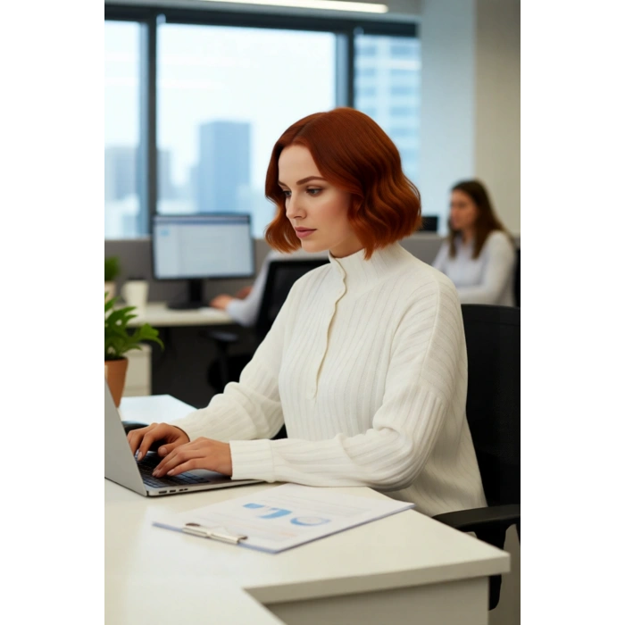 Kadın Fitilli Dokuma Triko Kazak Relaxed Kalıp Dik Yaka Düğmeli Detay Kış Konforu Şıklığı Kaliteli