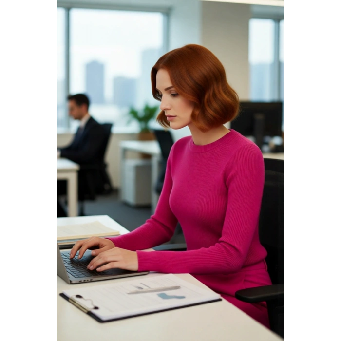 Kadın Fitted Bisiklet Yaka Triko Kazak Uzun Kollu Düz Desen Akrilik Ramadan Koleksiyonu Kaliteli