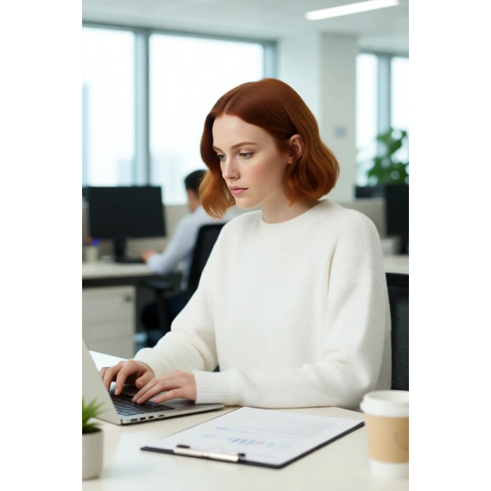 Kadın Geniş Kalıp Çizgili Kışlık Triko Kazak Rahat Bisiklet Yaka Düşük Kollu Konforlu Tasarım