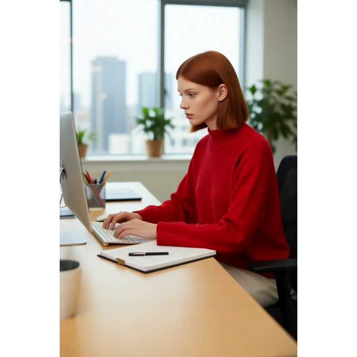 Kadın Geniş Kalıp Uzun İspanyol Kol Dik Yaka Triko Kazak Kış Kombinlerinin Vazgeçilmezi Kaliteli