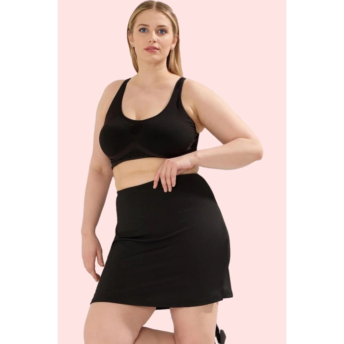 Kadın Geniş Paça Örme Spor Şort Etek Yüksek Bel Regular Aktiviteleri İçin Günlük Kombinler