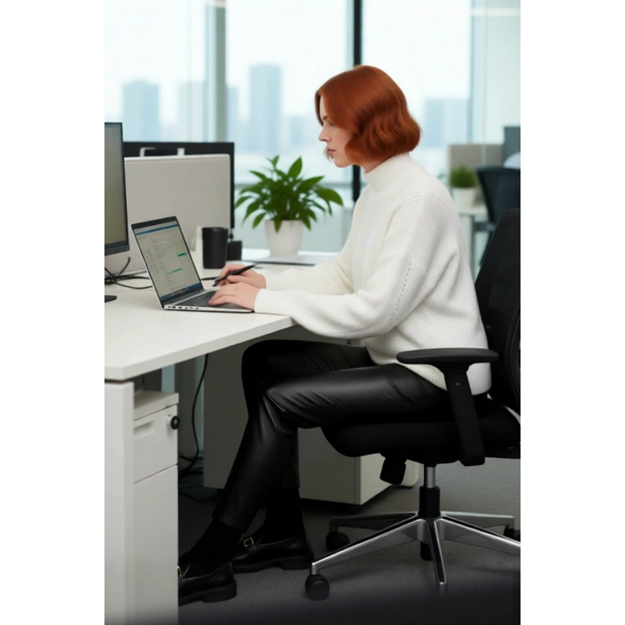 Kadın Gri Dik Yaka Oversize Akrilik Triko Kazak Günlük Şıklık İçin İdeal Uzun Kollu Tasarım