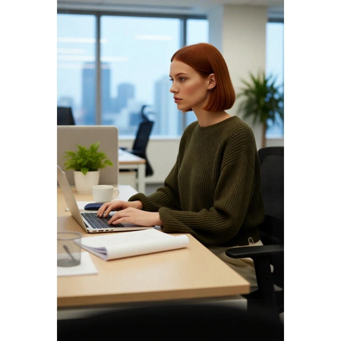 Kadın Gri Oversize Selanik Dokuma Bisiklet Yaka İspanyol Kol Crop Akrilik Triko Kazak Kaliteli