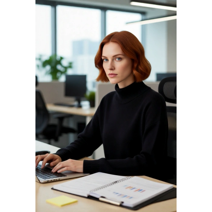 Kadın Gri Oversize Triko Kazak Dik Yaka Düşük Kol Detayıyla Kışın Rahat ve Şık Bir Tarz Kaliteli