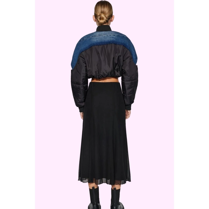 Kadın Kemerli Astarlı Örme Etek Renk Casual Stil Midi Boy Günlük Kullanım Kaliteli Malzeme
