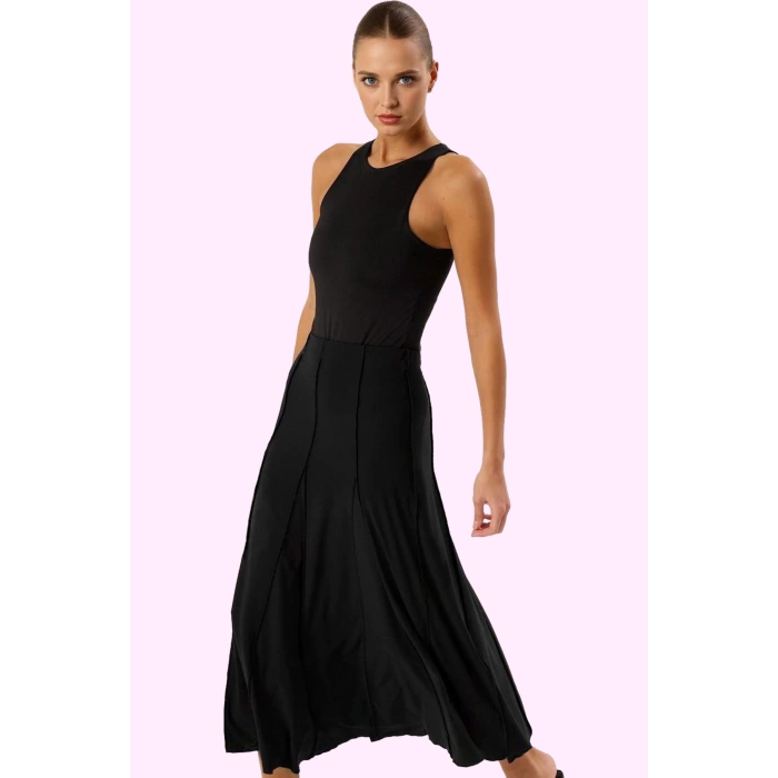 Kadın Maxi A line Örme Etek Renk Günlük Casual Stil Özel Günler Yaz Aylarının Vazgeçilmezi